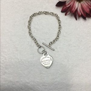Authentic Tiffany & Co. Heart Bracelet